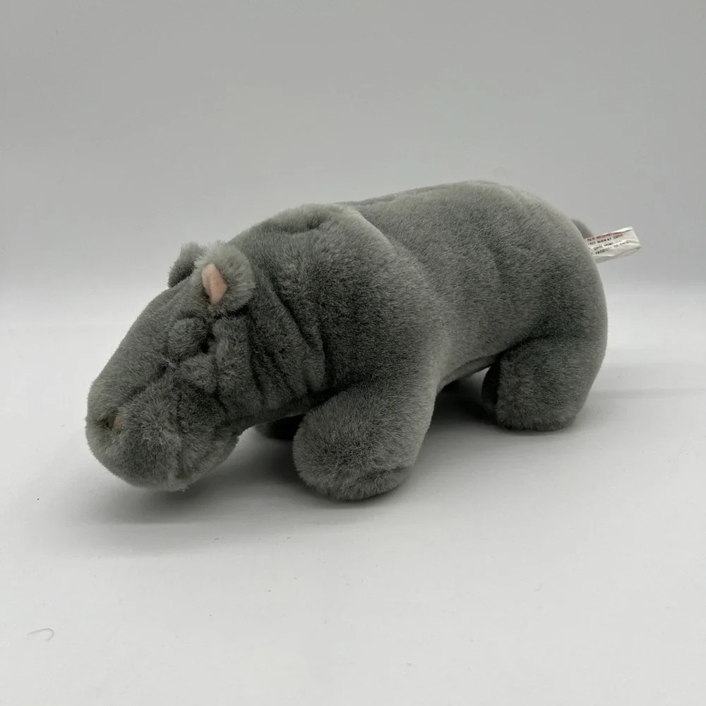 Vintage K & M International 1992‎ Hippopotamus Plush~10